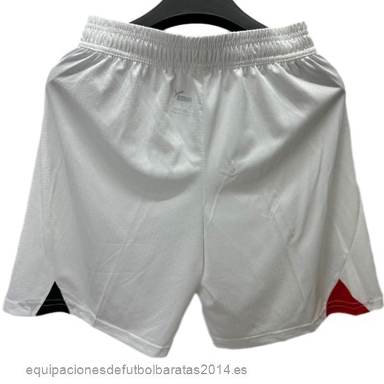 Nuevo 2ª Jugadores Pantalones AC Milan 23/24 Blanco Baratas